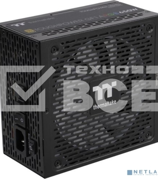 Блок питания Thermaltake ATX 650W Toughpower GF1 ARGB 80 PLUS gold (24+4+4pin) APFC 140mm fan color LED 9xSATA Cab Manag RTL