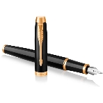 Ручка перьевая Parker IM Core F321 (CW1931645) Black GT F сталь нержавеющая подар.кор., фото5