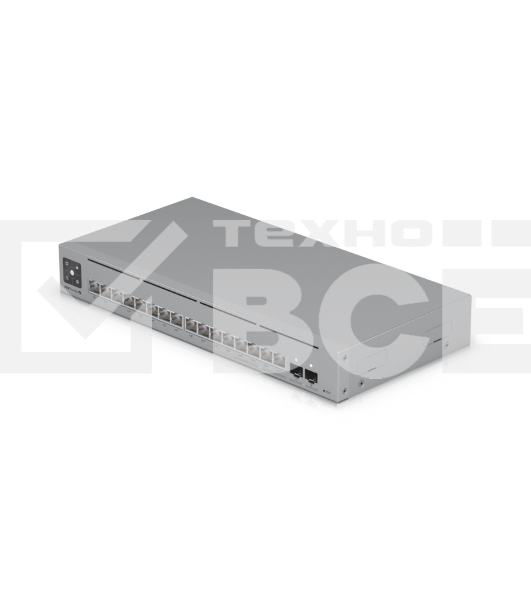 Коммутатор Ubiquiti UniFi Switch Pro Max 16 PoE PoE-коммутатор в стойку, 4х 2.5G RJ45, 12х 1G RJ45, 2х 10G SFP+, раздача 180 Вт