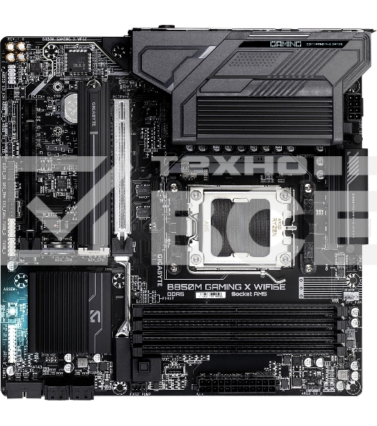 Материнская плата Gigabyte B850M GAMING X, AM5, AMD B850, 4xDDR5, 4xSATA, 2xM.2, 1xPCI-E 5.0 x16, 1xPCI-E 3.0 x16, 1xHDMI, 2xDP, 1x 2.5Gb LAN, 4xUSB-A 2.0, 2xUSB-A 3.2 Gen 1, 1xUSB-A 3.2 Gen 2, 1xUSB-C 3.2 Gen 2, 3x3.5 мм, 7.1, Micro-ATX