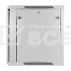 Шкаф телекоммуникационный 19' настенный 12U ExeGate EC-WM-12U.600.G.GREY (19', 12U, 600x600x635мм (ШхГхВ), передняя дверь закаленное стекло, съемные боковые панели, пыле- и влагозащита IP23, светло-серый RAL 7035), фото7
