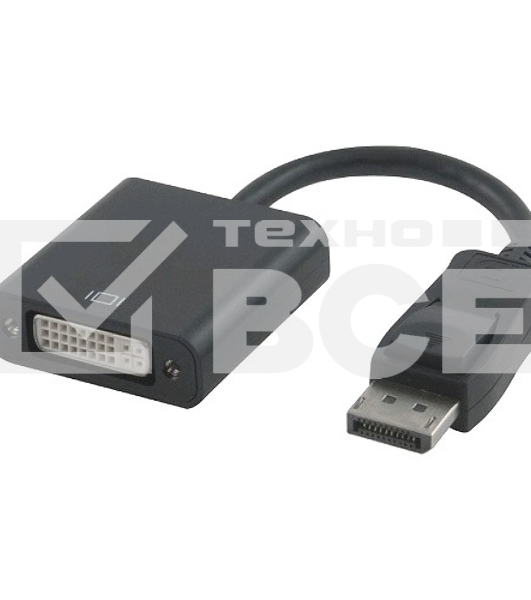 Переходник DisplayPort - DVI Cablexpert A-DPM-DVIF-002, 20M/19F, черный, пакет
