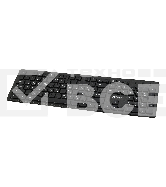 Клавиатура Acer OKW020 проводная, USB, черный