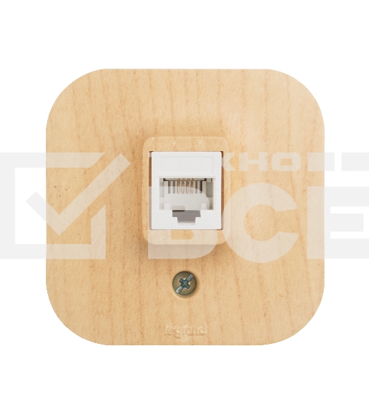 Розетка RJ 11 дерево