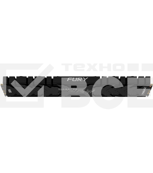 Оперативная память Kingston Fury Renegade, DDR4, 8GB (1x8GB), 3600MHz, CL16, с радиатором, черный