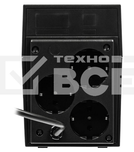 Источник бесперебойного питания Powercom Raptor RPT-1000A EURO 600Вт 1000ВА черный