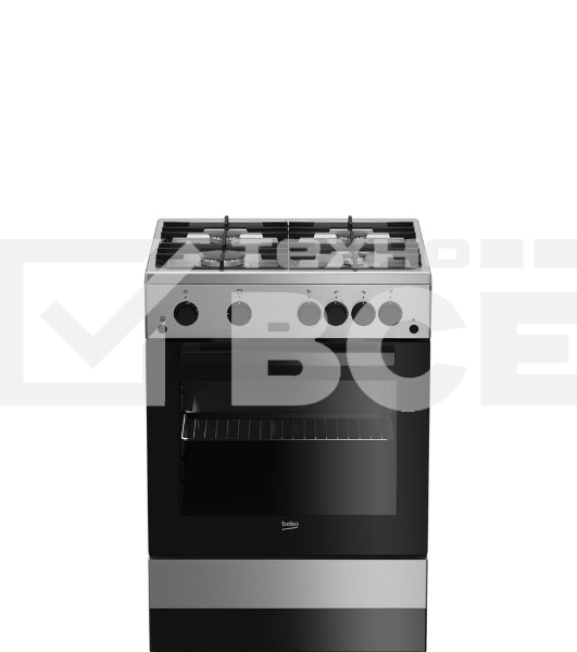Газовая плита Beko FSGT62130DXO нержавеющая сталь