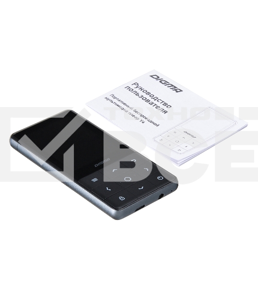 Плеер Hi-Fi Flash Digma Y4 BT 16Gb черный/2.4