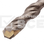 Бур по бетону, двойная спираль, Cobalt W-tip, 12x210 мм, SDS PLUS Denzel, фото4
