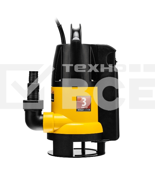 Дренажный насос DP800A, 800 Вт, подъем 5 м, 13000 л/ч Denzel