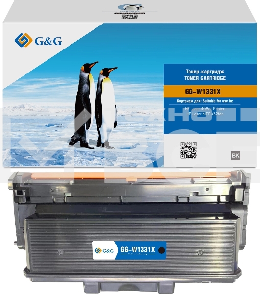 Картридж лазерный G&G GG-W1331X W1331X, черный (15000стр.) для HP Laser 408dn/MFP 432fdn