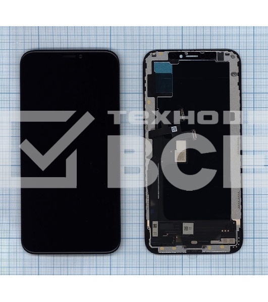 Дисплей для iPhone XS в сборе с тачскрином (AMOLED Fox) черный