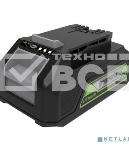 Аккумулятор GreenWorks G24B4 24V, 4 А.ч(2926807)
