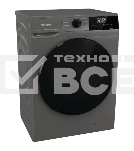 Стирально-сушильная машина Gorenje W2D2A164ADSS/C Титан, загр. фронтальная макс.: 10 кг 1400об/мин класс: А