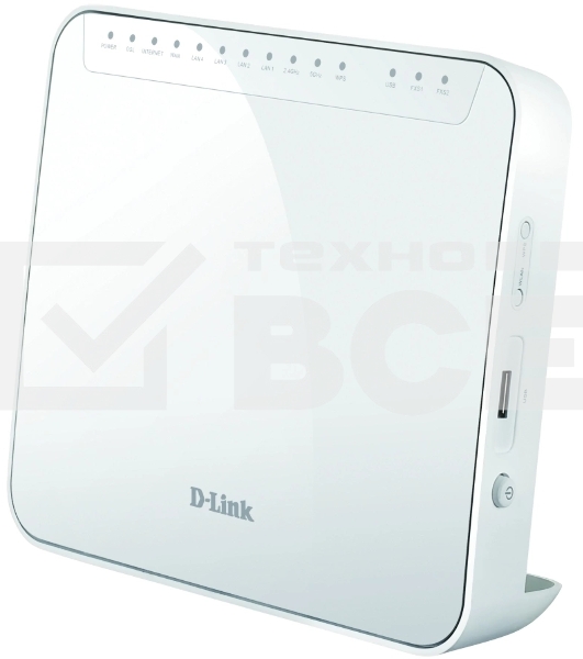 Маршрутизатор роутер D-Link DSL-G2452GR/R1A Беспроводной двухдиапазонный маршрутизатор VDSL2 с поддержкой технологии MU-MIMO, ADSL2+/3G/LTE/Gigabit Ethernet