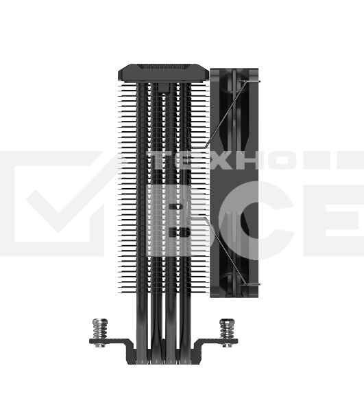 Кулер PCCooler Paladin EX400S S115X/1200/1700/AM4 (24 шт/кор, TDP 180W, 120mm PWM LED FAN, 4 тепловые трубки 6мм, 800-1800RPM, 28,6dBa)