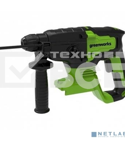 Перфоратор аккумуляторный GreenWorks GD24SDS2 24В (3803007)