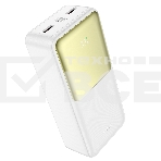 Портативный аккумулятор Hoco J136B, 30000мА·ч, QC/PD, 3A, с дисплеем, белый, фото3