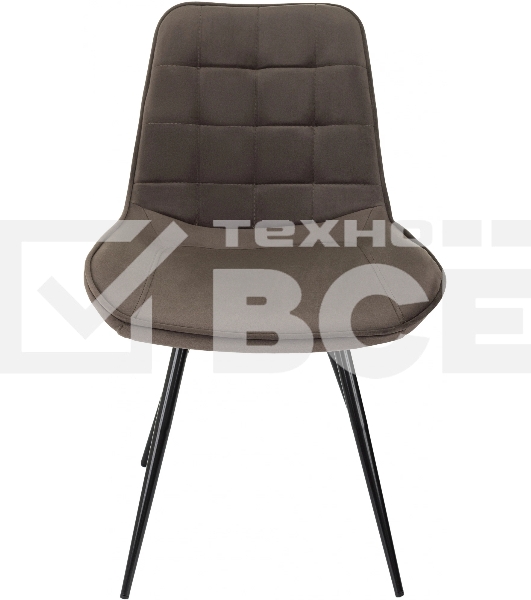 Стул для дома Бюрократ CH-K2_4 комплект 4 шт коричневый Holland 74 металл черный на ножках (CH-K2_1/HL74_4)