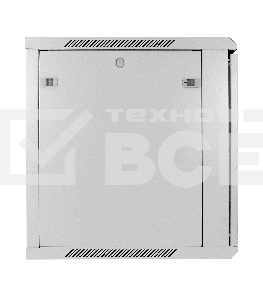 Шкаф телекоммуникационный 19' настенный 12U ExeGate EC-WM-12U.600.G.GREY (19', 12U, 600x600x635мм (ШхГхВ), передняя дверь закаленное стекло, съемные боковые панели, пыле- и влагозащита IP23, светло-серый RAL 7035)