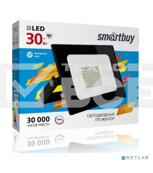 Прожектор светодиодный FL SMD LIGHT Smartbuy-30W/6500K/IP65 (SBL-FLLight-30-65K)