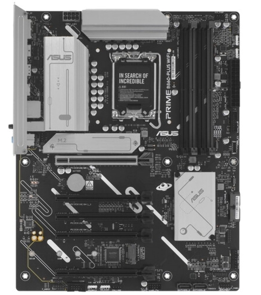 Материнская плата ASUS PRIME B860-PLUS-CSM, LGA 1851, Intel B860, 4xDDR5, 4xSATA, 3xM.2, 1xPCIe 5.0 x16, 1xPCIe 4.0 x16, 1xHDMI, 1xDP, 1x2.5Gb LAN, 2xUSB 2.0, 1xUSB 3.2 Gen 1, 2xUSB 3.2 Gen 2, 1xUSB-C 3.2 Gen 2x2, 3x3.5 мм, 7.1, ATX
