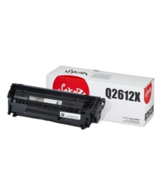 Картридж лазерный Sakura Q2612X для HP LJ 1010/1012/1015/1020/1022/3015/3020/3030, черный, 3000 к.
