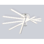 Потолочный светодиодный светильник Ambrella light FL6221 WH белый 70W 3000K-6400K 605*605*170 (ПДУ ИК), фото7