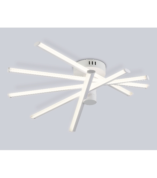 Потолочный светодиодный светильник Ambrella light FL6221 WH белый 70W 3000K-6400K 605*605*170 (ПДУ ИК)