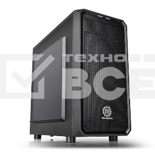 Корпус Thermaltake  Versa H15 черный без БП mATX 4x120mm 1xUSB2.0 1xUSB3.0 audio bott PSU