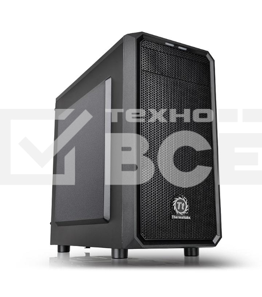 Корпус Thermaltake  Versa H15 черный без БП mATX 4x120mm 1xUSB2.0 1xUSB3.0 audio bott PSU
