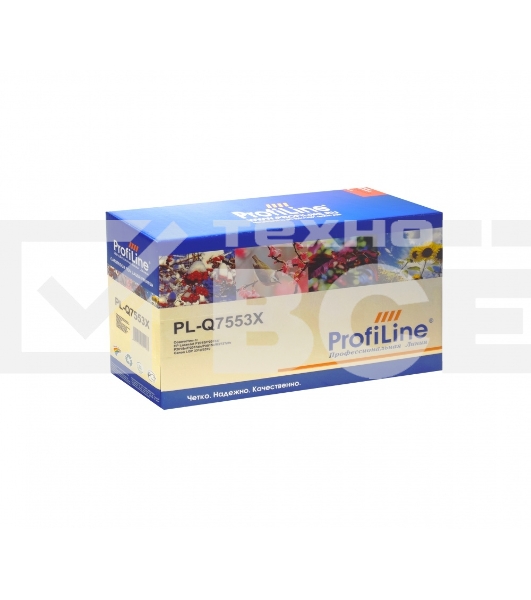 Картридж лазерный PL-Q7553X/715 для принтеров HP LJ P2010/P2014/P2015/2015d/2015n/M2727/M2727nf /M2727nfs/Canon LBP-3310/3370 7000 копий ProfiLine