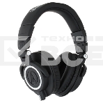 Наушники AUDIO-TECHNICA ATH-M50X Black мониторные,закрытые,диаметр 45мм,част 15-28000Гц,макс. входн мощность 1600мВт,импеданс 38Ом,чувствительность 99дБ,два кабеля в комплекте: витой и прямой, цвет черный, фото3
