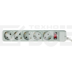 Сетевой фильтр PC Pet AP01006-1.8-GR 1.8м (5 розеток) серый, фото4