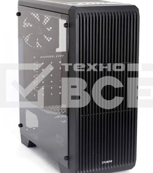Компьютерный корпус Zalman S2 черный без БП ATX 2x120mm 2xUSB2.0 1xUSB3.0 audio bott PSU