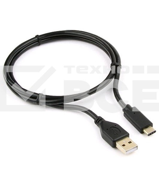 Кабель USB Cablexpert CCP-USB2-AMCM-1M, USB2.0 AM/ USB3.1 Type-C, 1м, пакет
