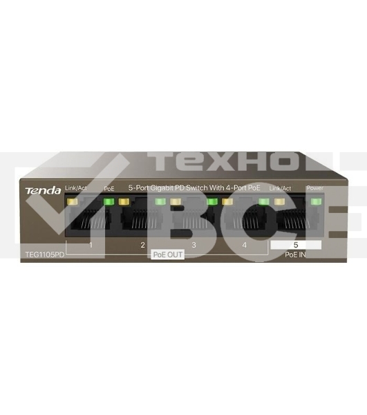 Коммутатор Tenda TEG1105PD