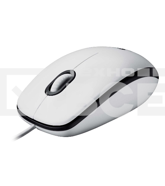Мышь проводная Logitech M100 белый, 1000 dpi, USB, кнопки - 3