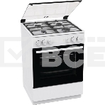 Комбинированная плита Gorenje GK6A20WF белый реш.чугун, фото2