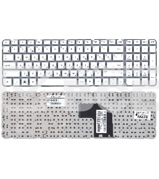 Клавиатура для ноутбука HP Pavilion G6-2000 белый без рамки