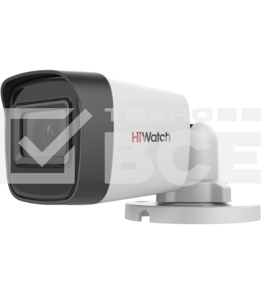 Камера видеонаблюдения аналоговая HiWatch HDC-B020(B)(3.6мм) 3.6-3.6мм HD-TVI цв. корп.:белый