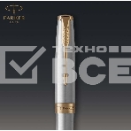 Ручка перьевая Parker Sonnet Core F527 (CW1931504) Stainless Steel GT F сталь нержавеющая подар.кор., фото8