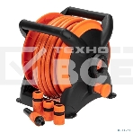 Катушка со шлангом 1/2дюйм 15м 3 коннектора 1 распылитель ЧЕТЫРЕ СЕЗОНА 62-0267, фото4