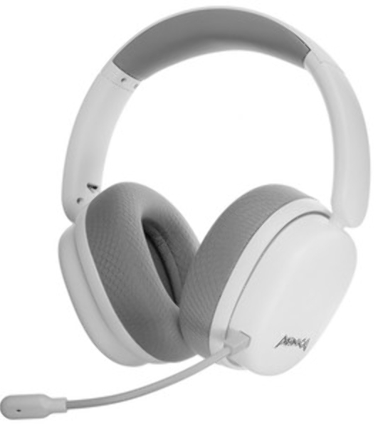 Гарнитура Marvo HG9070W Monka Echo RS белый, беспроводная + проводная, радиоканал, до 10 ч, подсветка, совместимость с PS5, Xbox