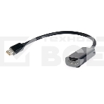 Переходник miniDisplayPort - HDMI, Cablexpert A-mDPM-HDMIF-02, 20M/19F, кабель 15см, черный, пакет, фото4