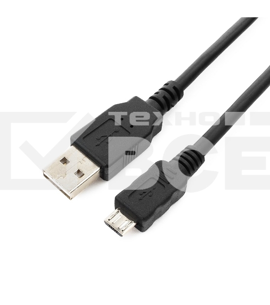 Кабель Gembird/Cablexpert CC-mUSB2D-1M, Кабель USB 2.0 , мультиразъем USB, AM/microB 5P, 1м, пакет