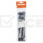 Хомут-стяжкa нeйлонoвая Rexant 200x3,6 мм, черная, упаковка 25 шт., фото2