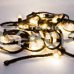 Гирлянда Neon-night LED Galaxy Bulb String 10м, черный каучук, 30 лампx6 LED теплый белый, влагостойкая IP65, фото18