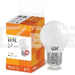 Лампа Iek LLE-G45-9-230-30-E27 светодиодная ECO G45 шар 9Вт 230В 3000К E27, фото5