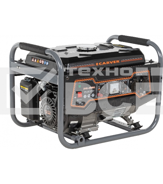 Электрогенератор бензиновый Carver PPG- 2500А, 2.3 кВт, 67 дБ, 40 кг